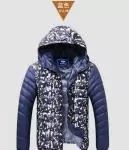 hommes adidas 2019U nouveau hiver saison veste coton manteau classique explosion modeles bleu